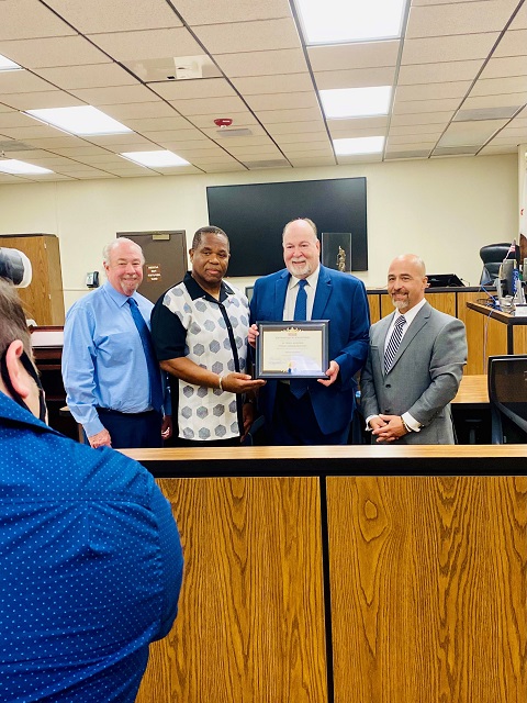 City of Barstow Plaque Presentation